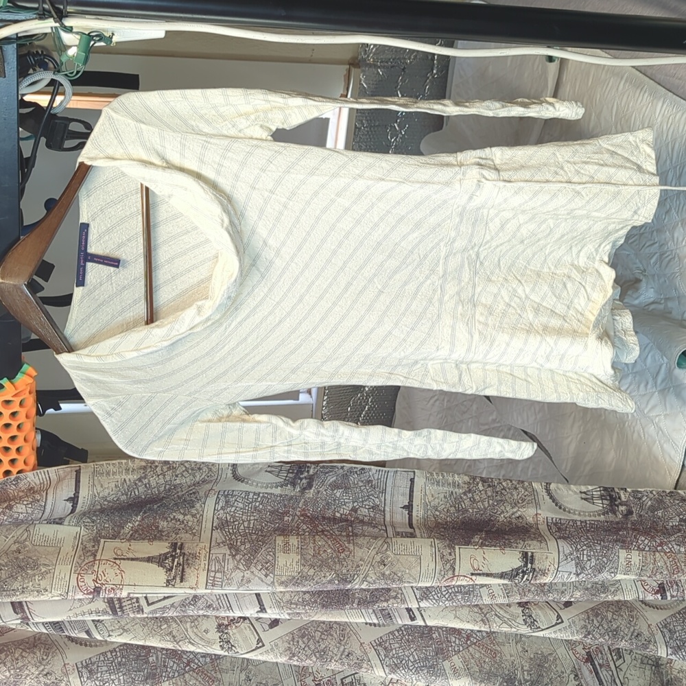 Women's Cream Long Sleeve Tunic